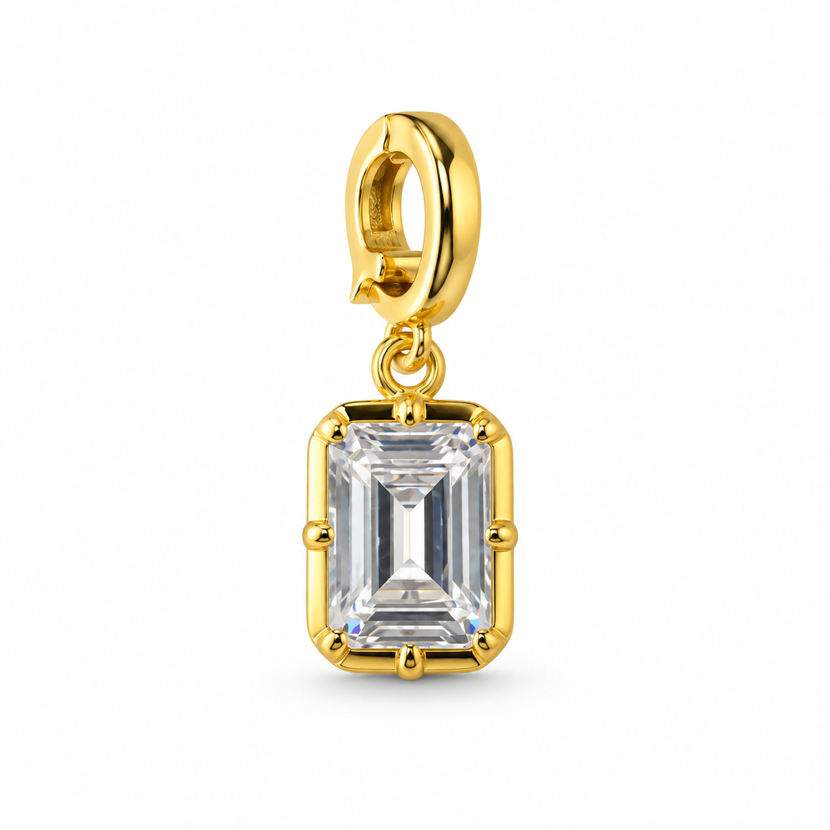 Rectangle Stone Charm - GJC03