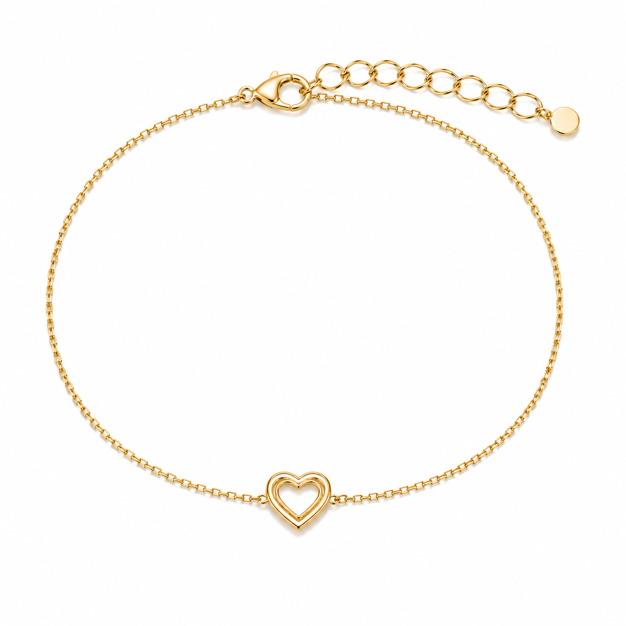 Elegant Polished Delicate Chain Bracelet GJB021 925 sterling silver wholesale jewelry