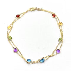 Modern Pavé Link Bracelet GJB024 925 sterling silver wholesale jewelry