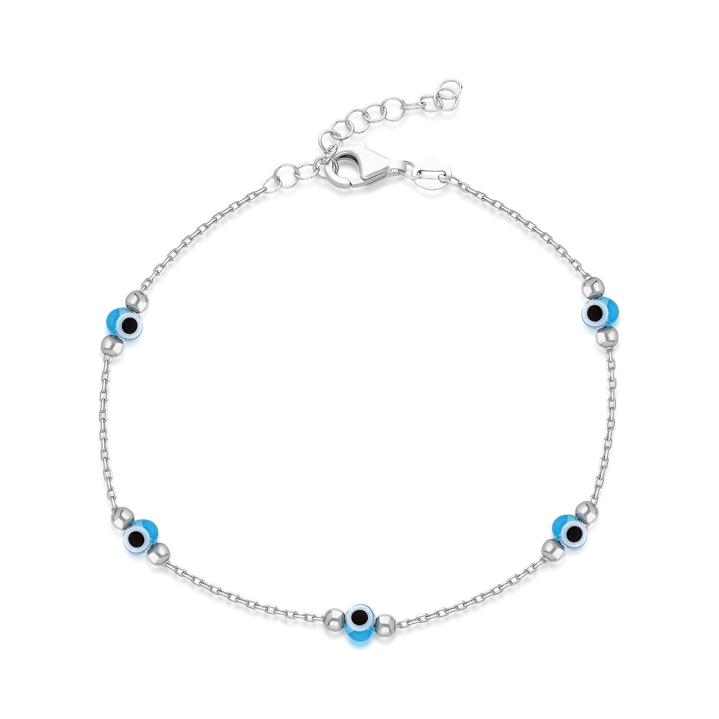 Refined Two-Tone Station Bracelet GJB031 925 sterling silver wholesale jewelry