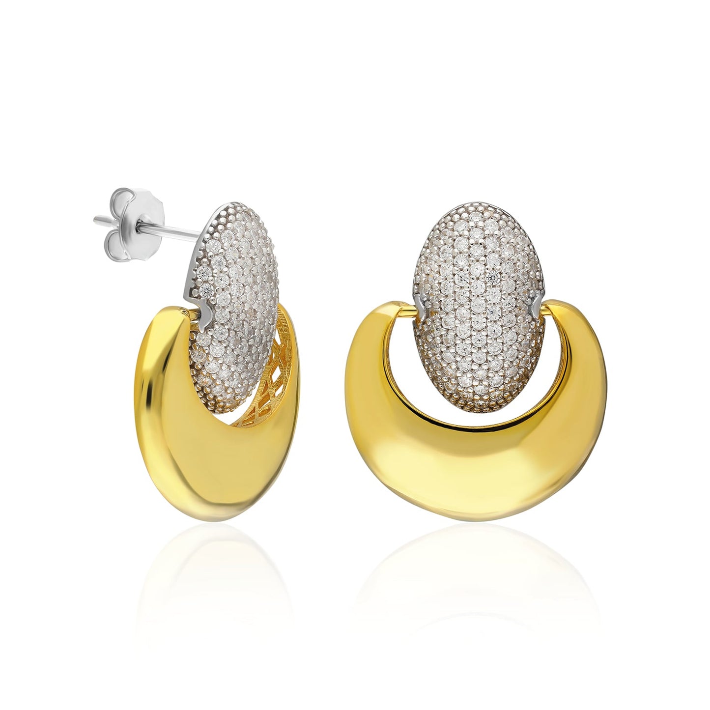 GJE135 925 sterling silver wholesale earrings