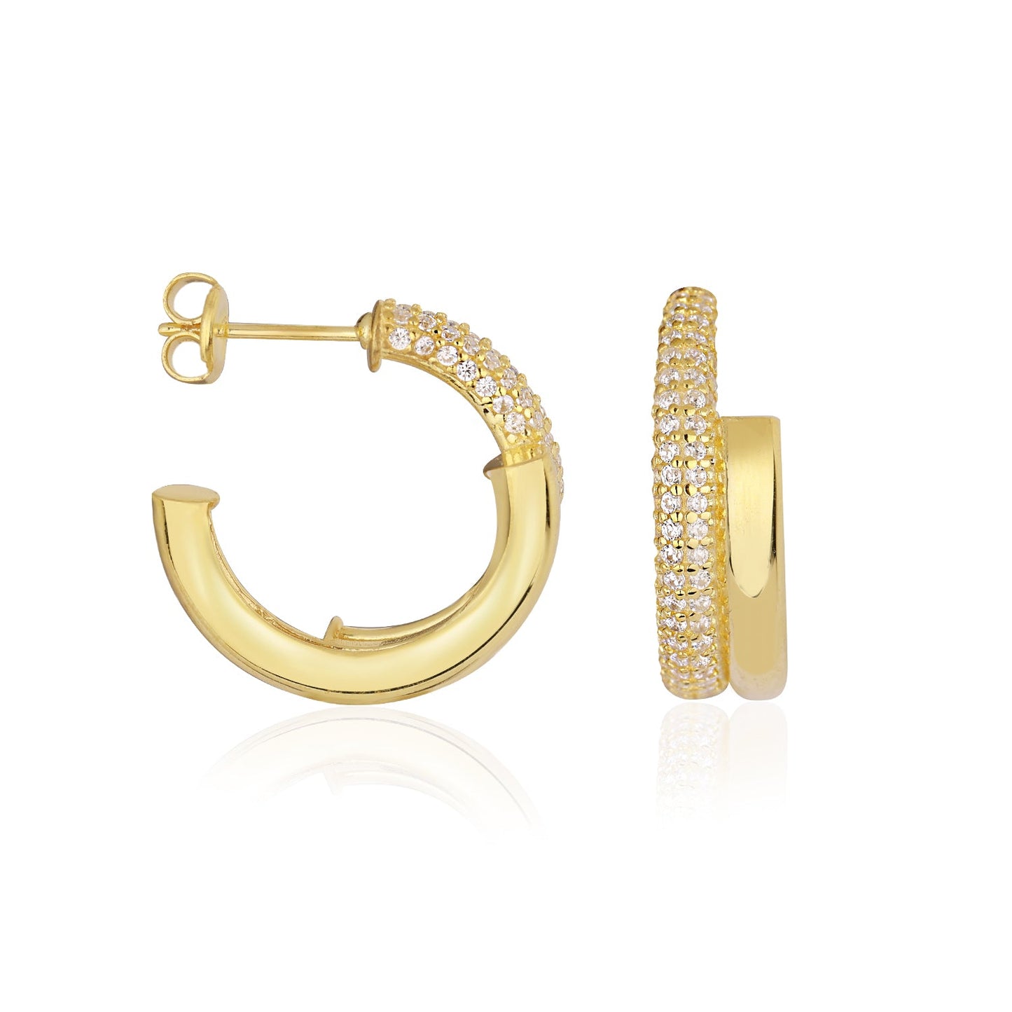 GJE027 925 sterling silver wholesale earrings