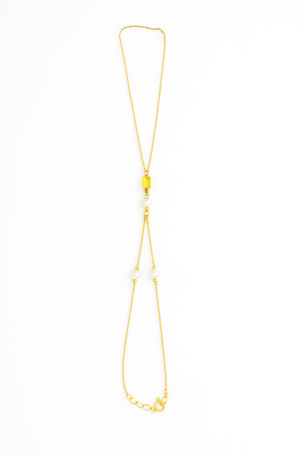 Sophisticated Two-Tone Minimal Hand Jewelry GJHJ018 925 sterling silver wholesale jewelry