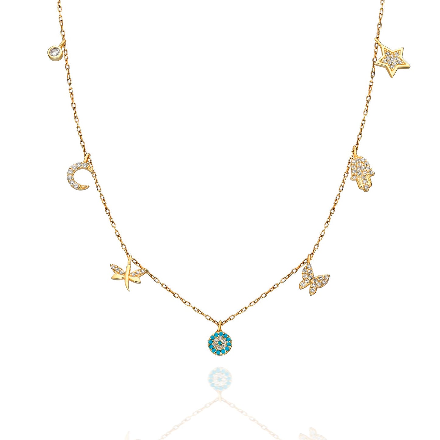 GJN384 925 sterling silver wholesale necklace
