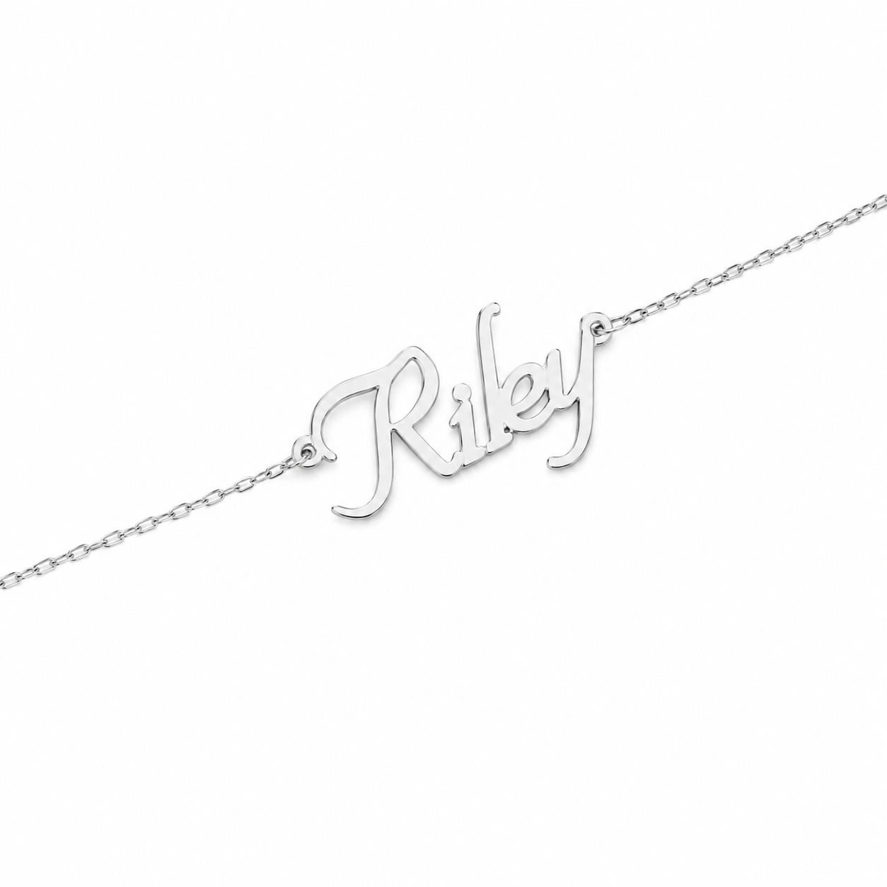 Graceful Textured Monogram Jewelry GJPJ007 925 sterling silver wholesale jewelry