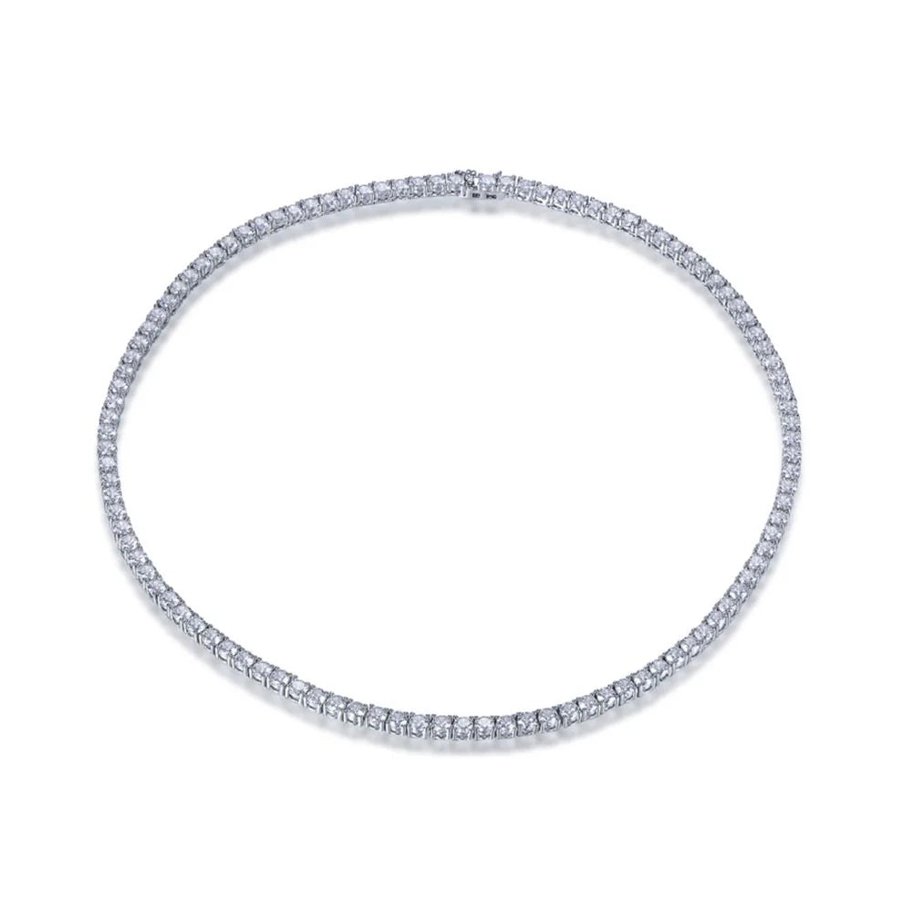 Statement Zircon Slim Tennis Jewelry GJTN006 925 sterling silver wholesale jewelry