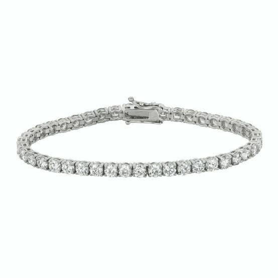 Elegant Motif Slim Tennis Jewelry GJTN007 925 sterling silver wholesale jewelry