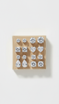 Cubic zirconia stud earring multi-pack