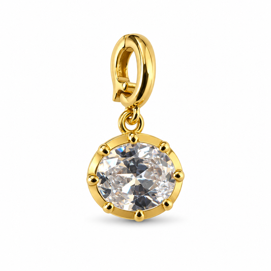 Oval Stone Charm - GJC02