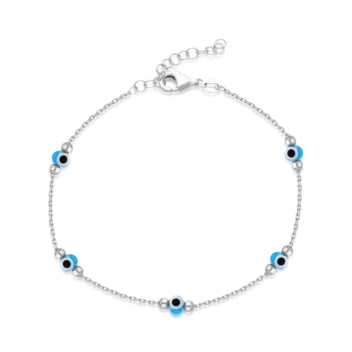 Refined Two-Tone Station Bracelet GJB031 925 sterling silver wholesale jewelry