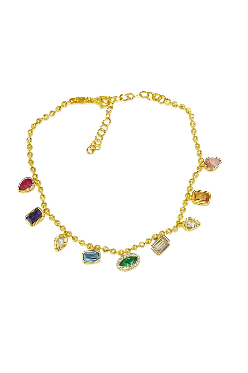 Luxe Geometric Link Bracelet GJB082 925 sterling silver wholesale jewelry