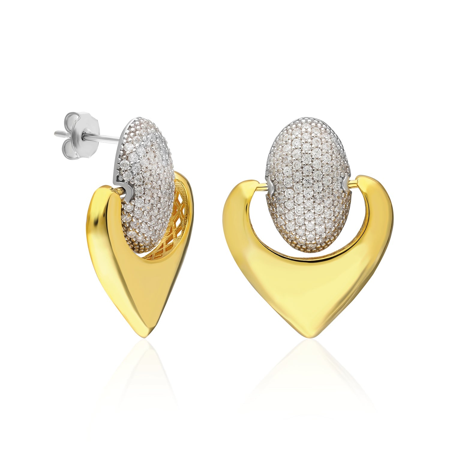 GJE134 925 sterling silver wholesale earrings