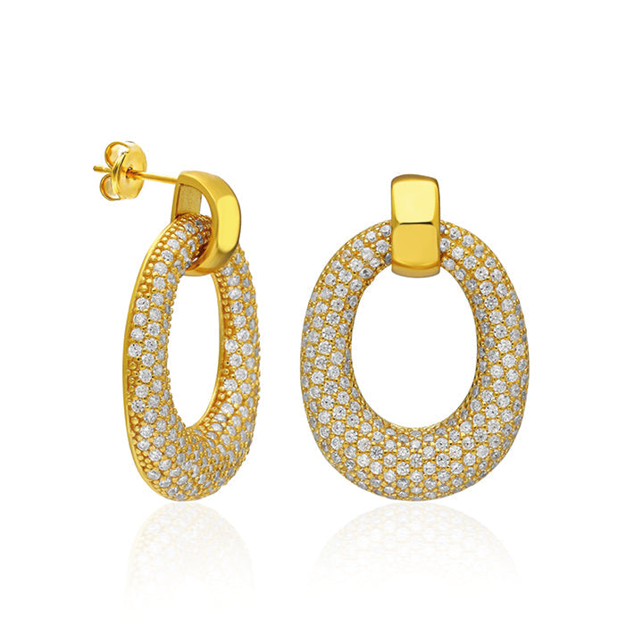 GJE178 925 sterling silver wholesale earrings