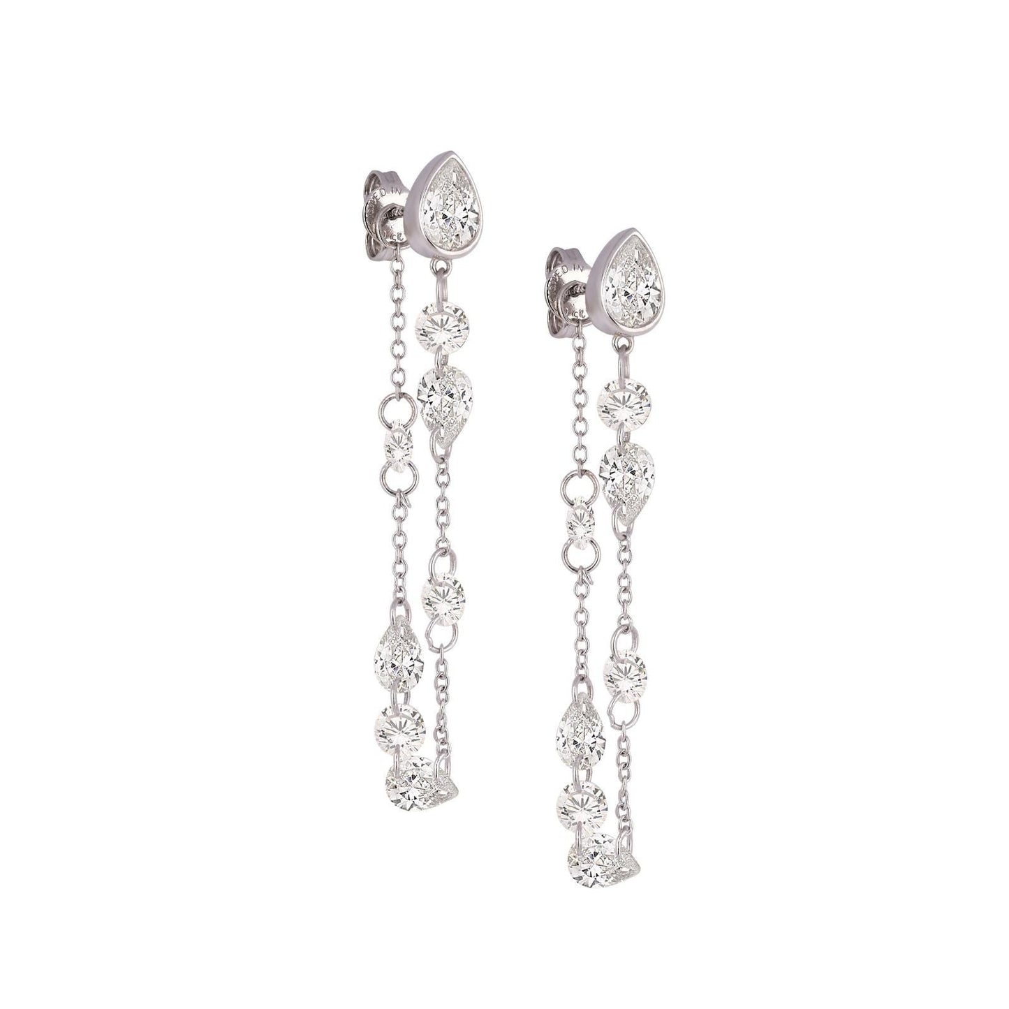 GJE208 925 sterling silver wholesale earrings