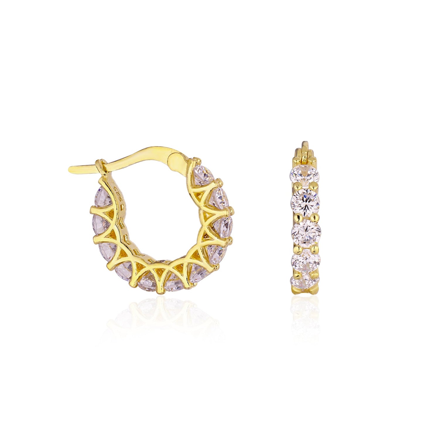 GJE025 925 sterling silver wholesale earrings