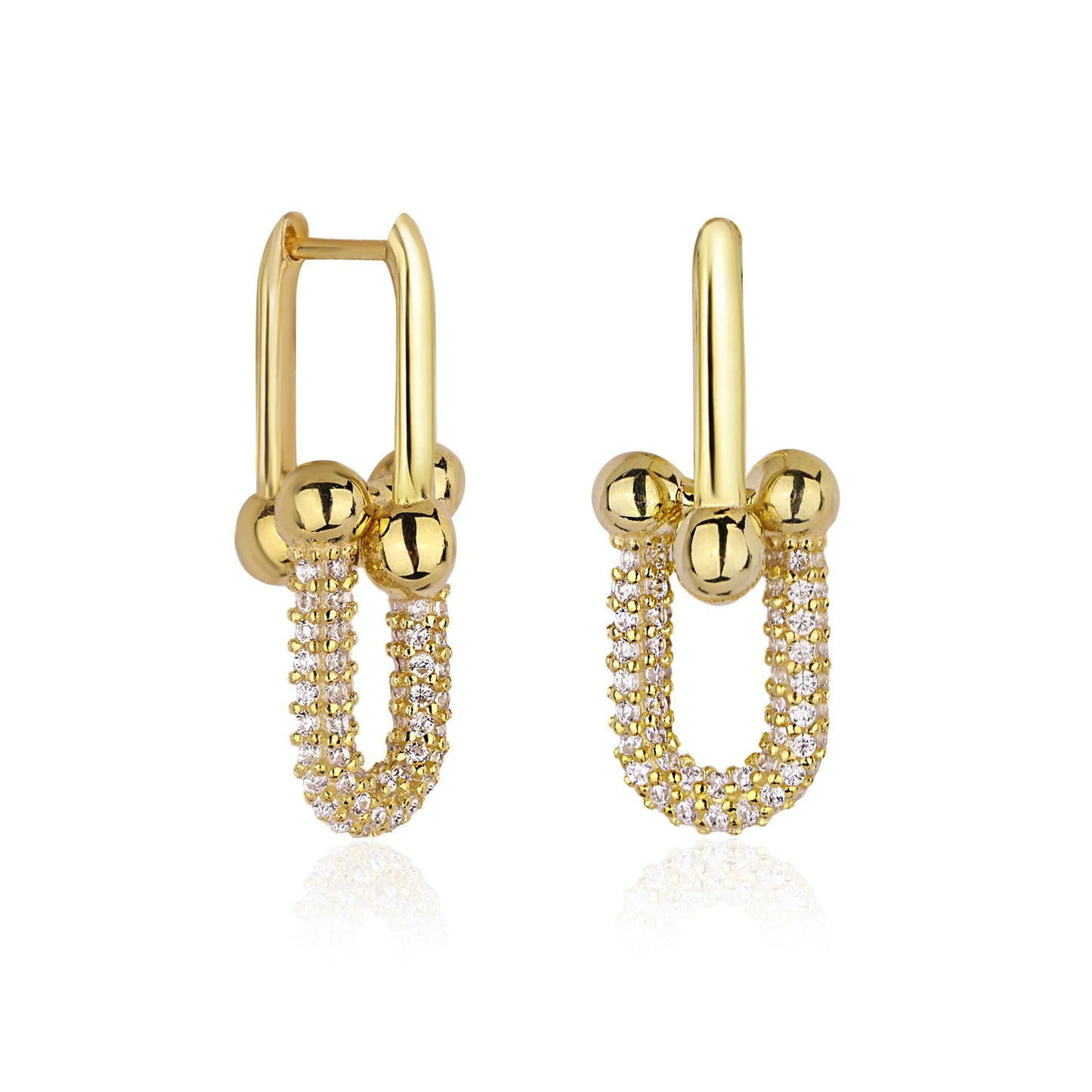 GJE003 925 sterling silver wholesale earrings