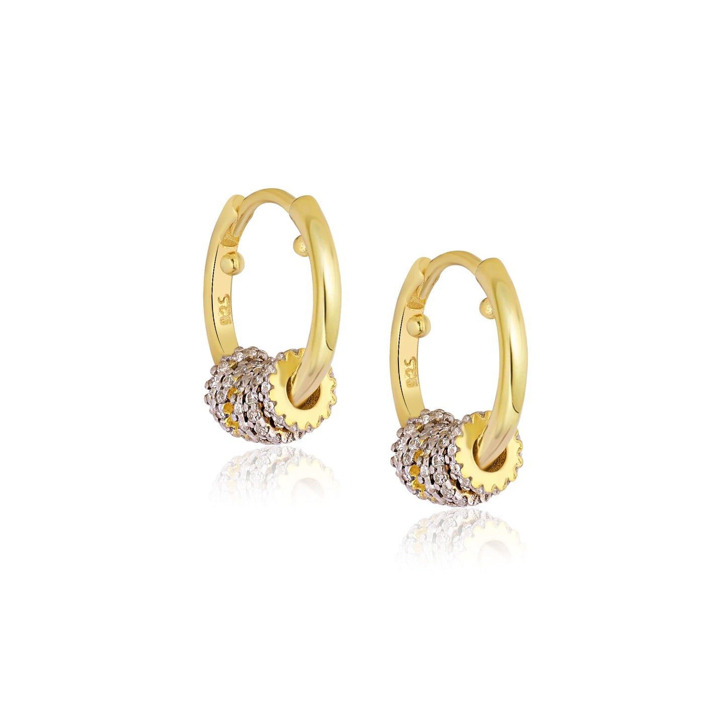 GJE034 925 sterling silver wholesale earrings