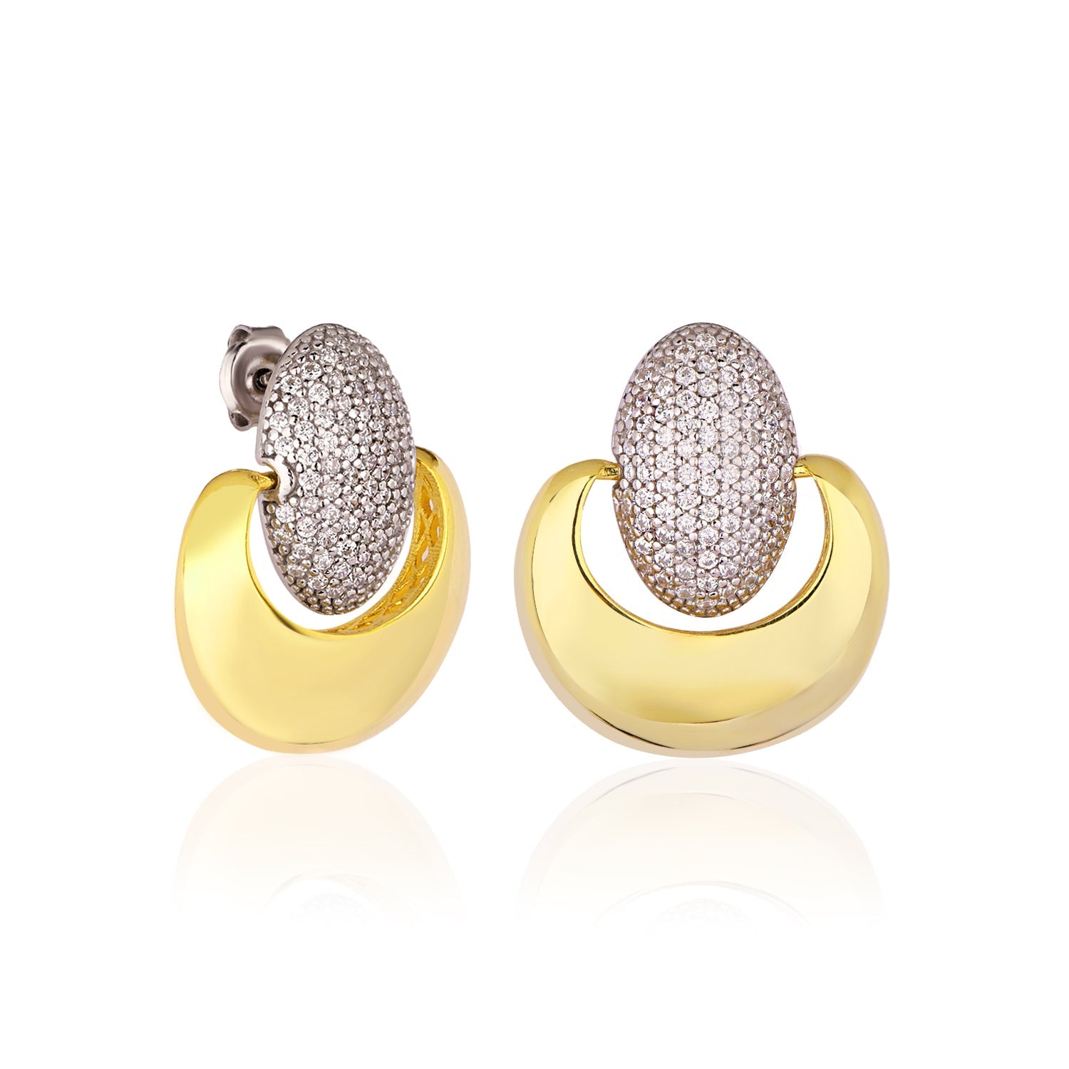 GJE008 925 sterling silver wholesale earrings