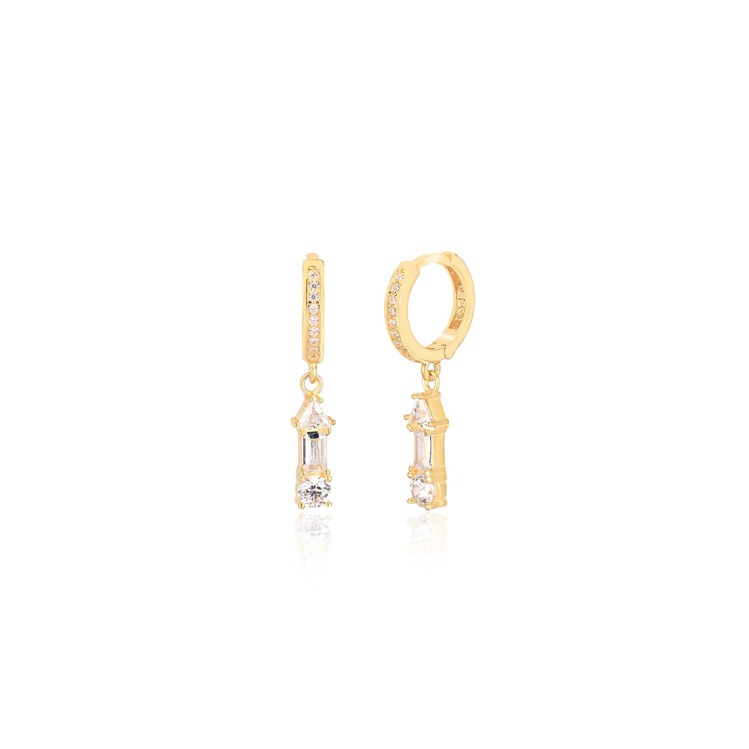 GJE080 925 sterling silver wholesale earrings