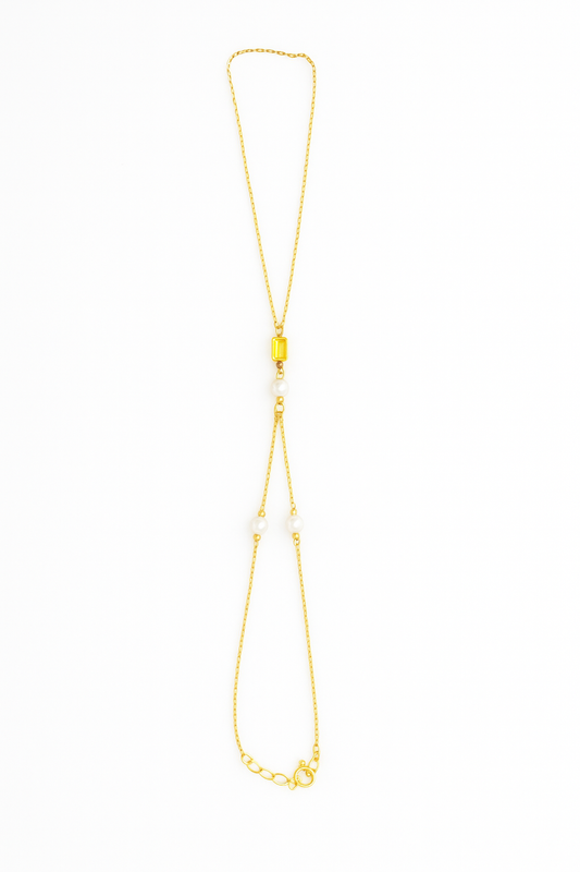 Sophisticated Two-Tone Minimal Hand Jewelry GJHJ018 925 sterling silver wholesale jewelry