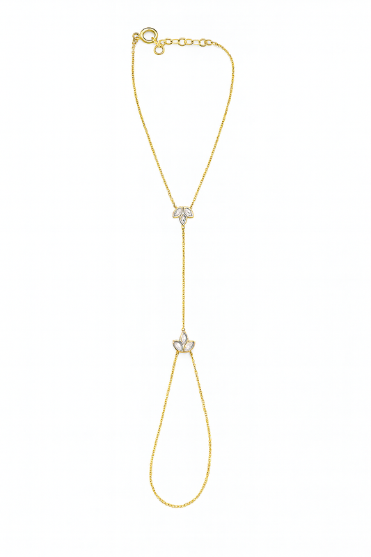 Radiant Openwork Statement Hand Chain GJHJ034 925 sterling silver wholesale jewelry