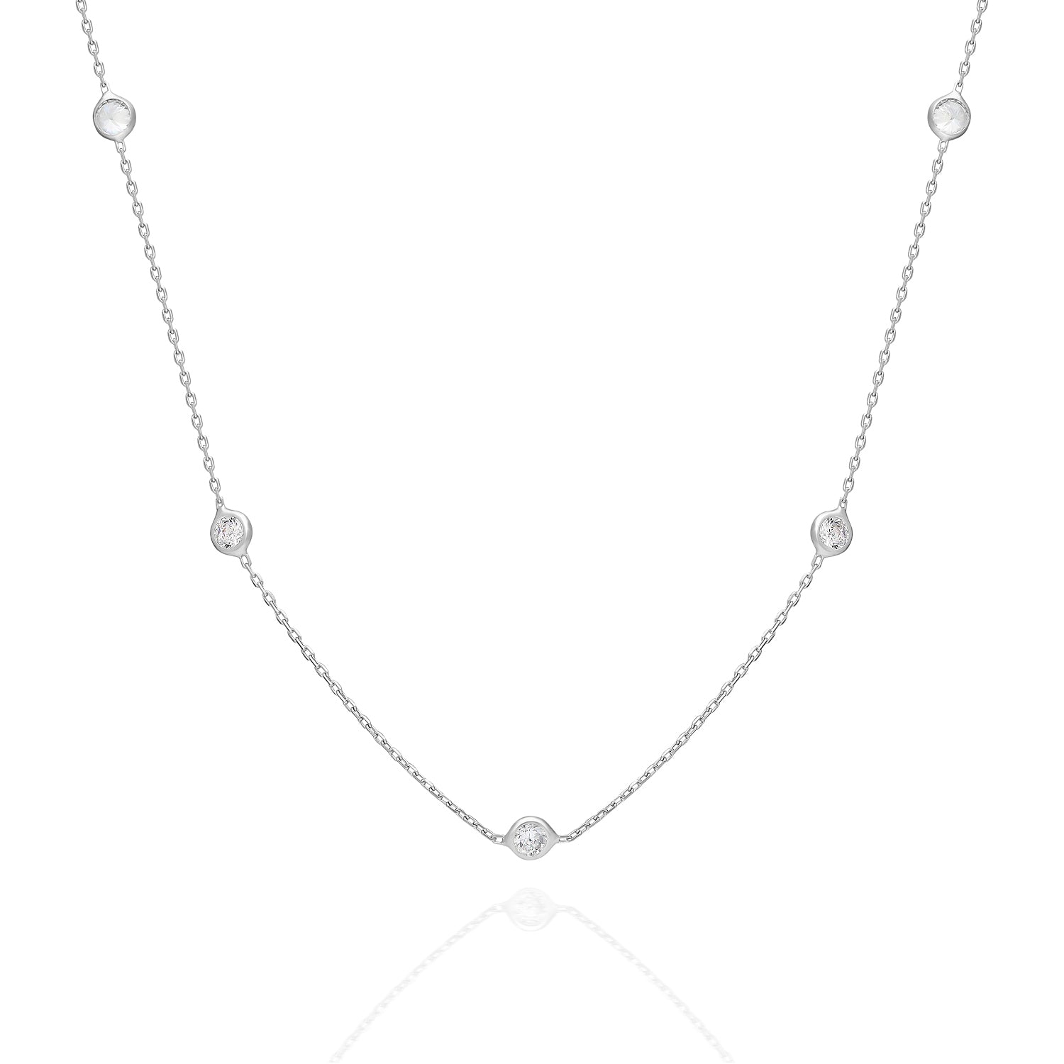 GJN327 925 sterling silver wholesale necklace