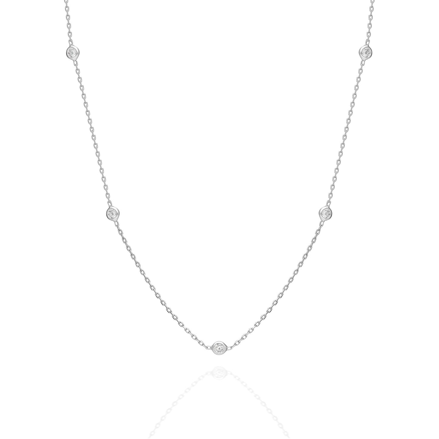 GJN328 925 sterling silver wholesale necklace