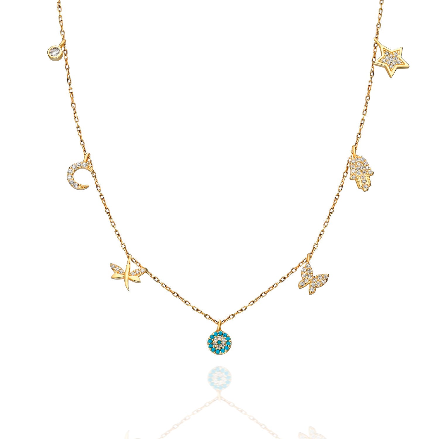 GJN384 925 sterling silver wholesale necklace