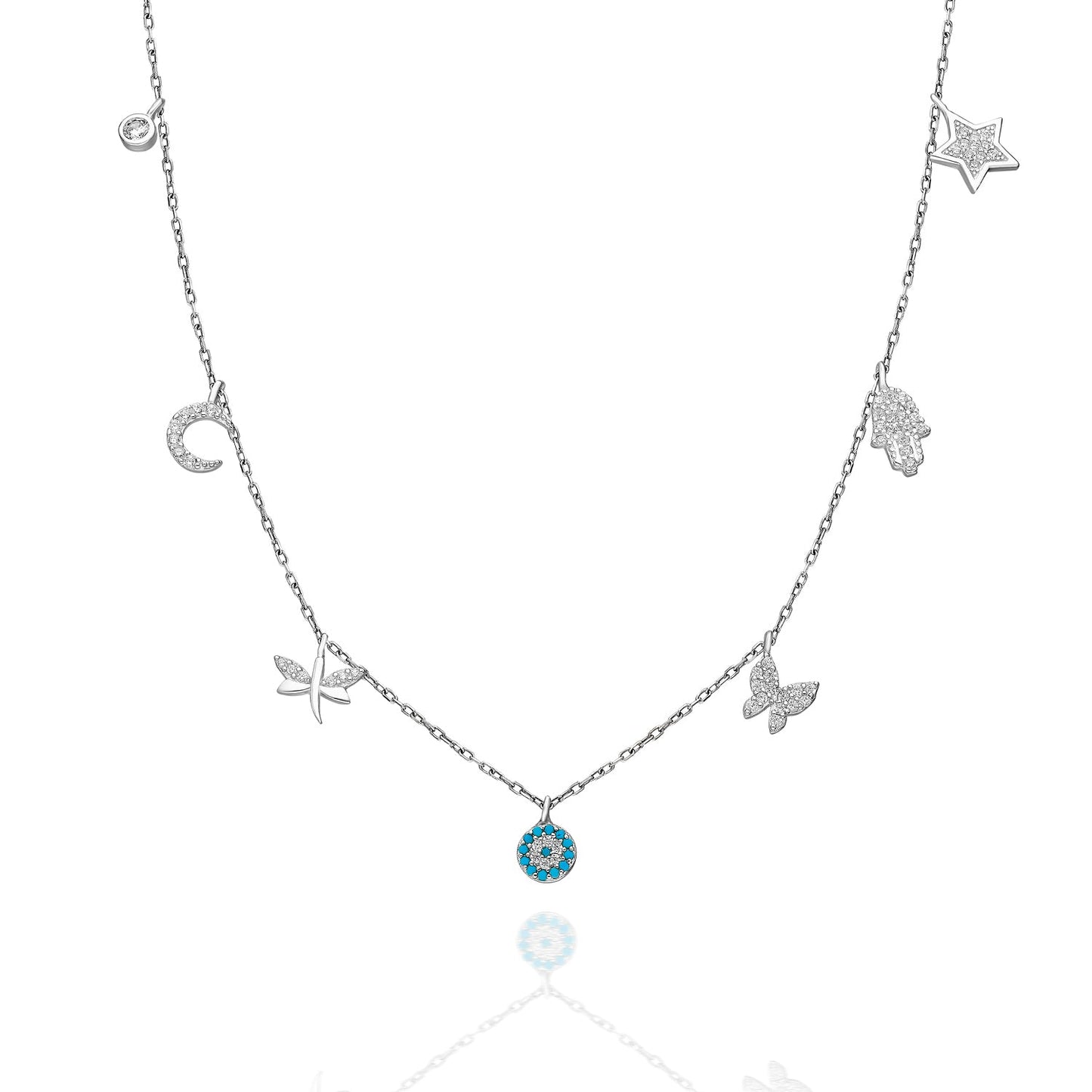 GJN385 925 sterling silver wholesale necklace