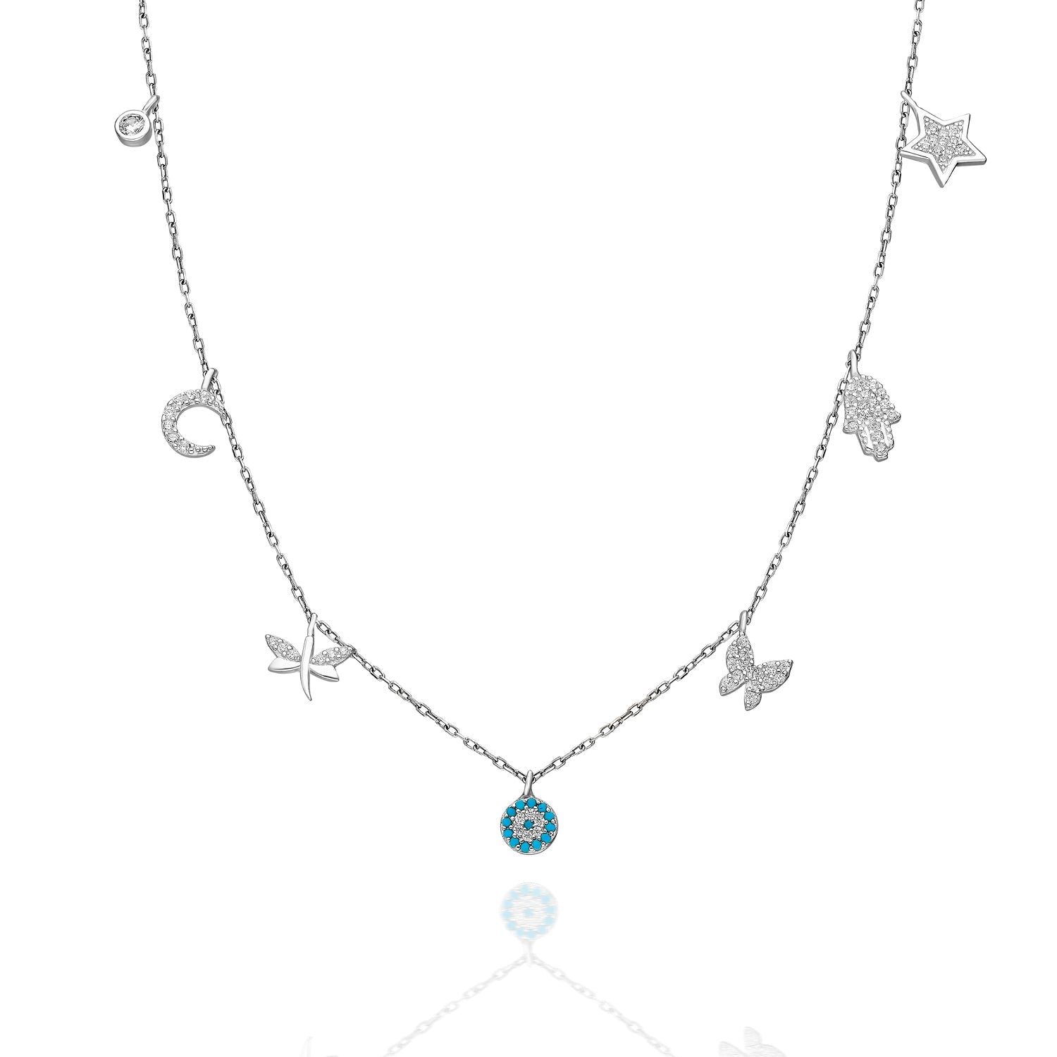 GJN385 925 sterling silver wholesale necklace