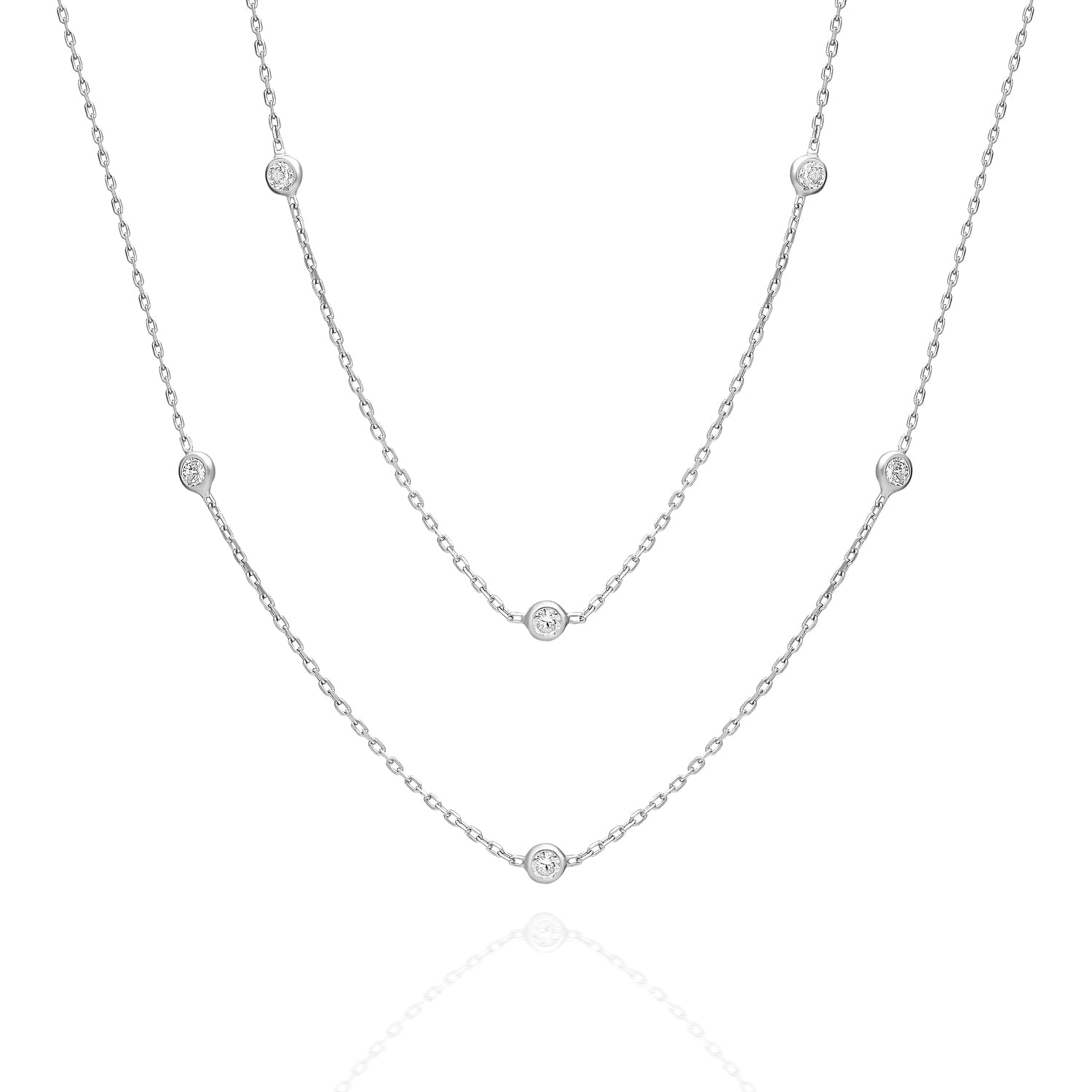 GJN411 925 sterling silver wholesale necklace