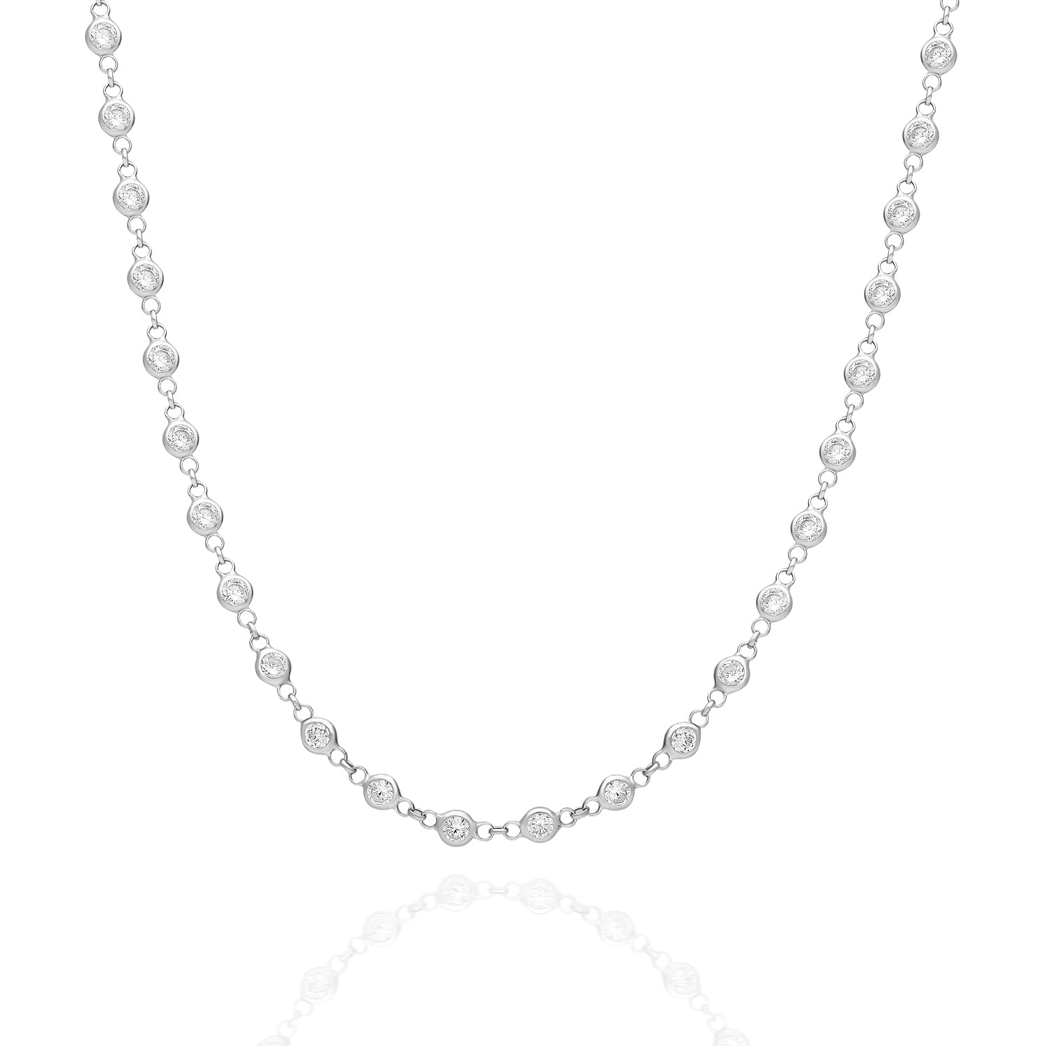 GJN415 925 sterling silver wholesale necklace