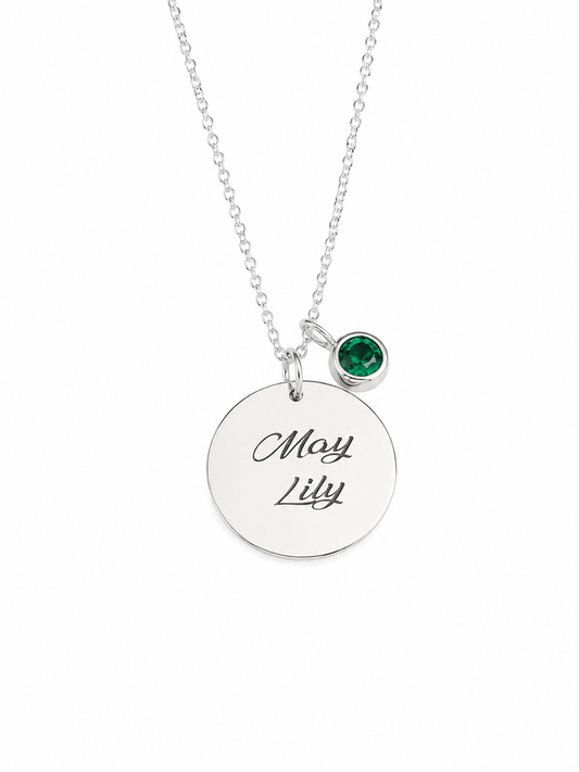 Statement Polished Monogram Jewelry GJPJ012 925 sterling silver wholesale jewelry
