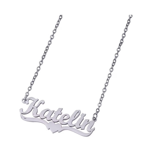 Minimalist Sculpted Personalized Charm Jewelry GJPJ020 925 sterling silver wholesale jewelry