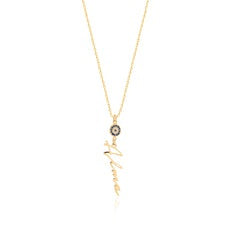 Statement Curved Personalized Name Jewelry GJPJ030 925 sterling silver wholesale jewelry