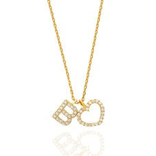 Radiant Motif Initial Jewelry GJPJ035 925 sterling silver wholesale jewelry