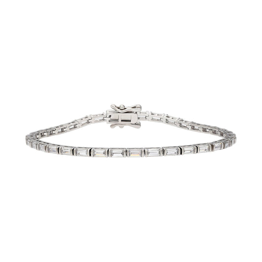 Polished Geometric Statement Tennis Jewelry GJTN017 925 sterling silver wholesale jewelry
