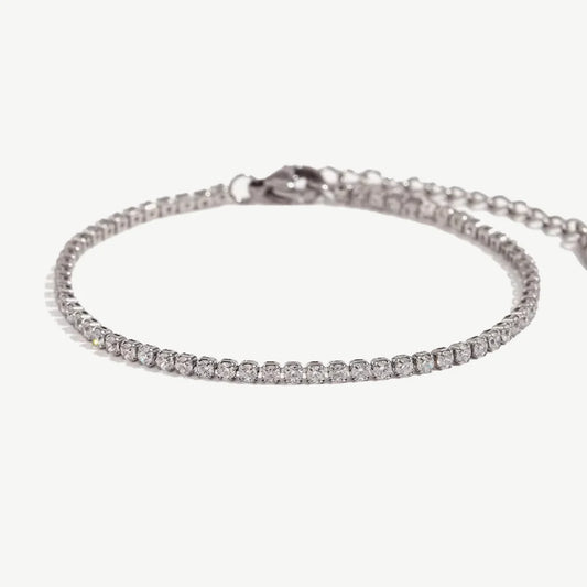 Classic Textured Slim Tennis Jewelry GJTN002 925 sterling silver wholesale jewelry