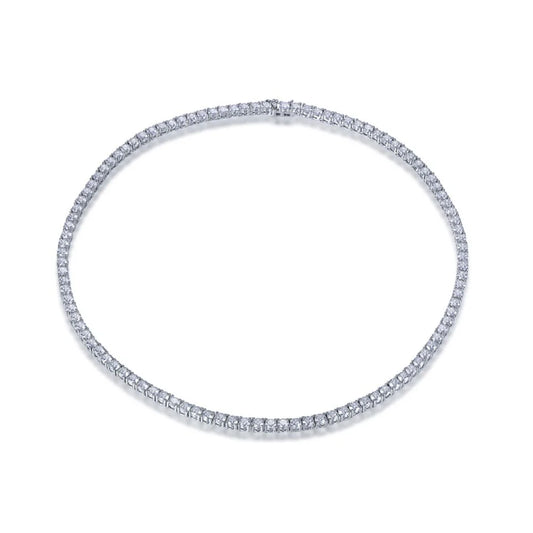 Statement Zircon Slim Tennis Jewelry GJTN006 925 sterling silver wholesale jewelry