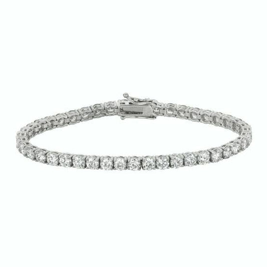 Elegant Motif Slim Tennis Jewelry GJTN007 925 sterling silver wholesale jewelry
